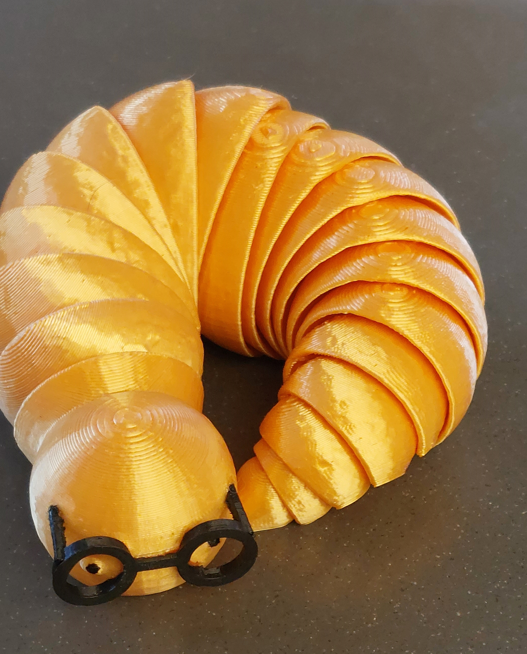Articulated Bookworm 3D model thumbnail