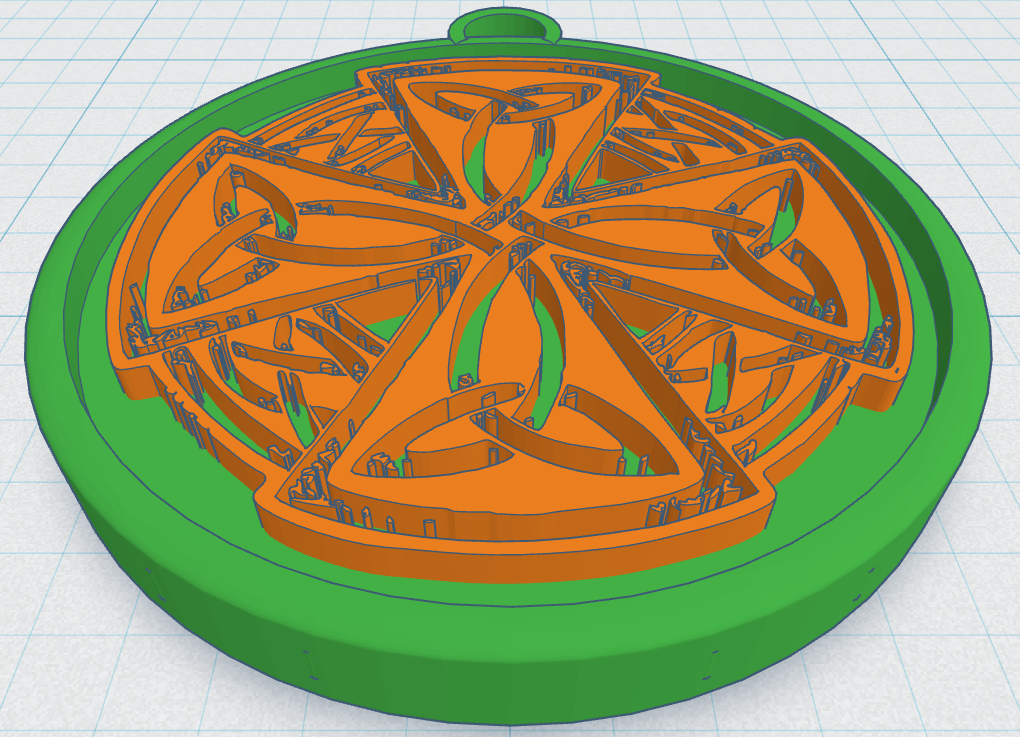Celtic Round Cross 19