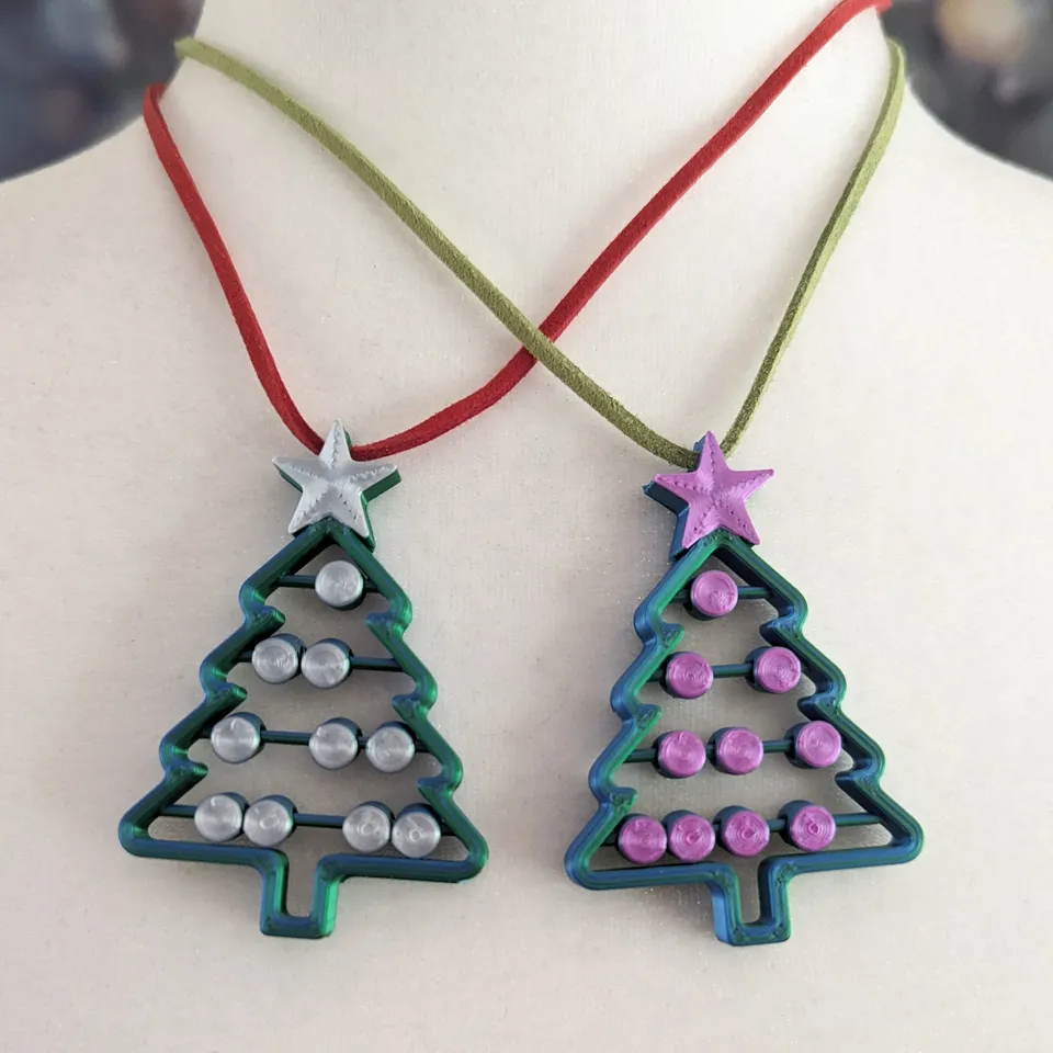 Interchangeable Mini Christmas Ornament Necklace - YouTube