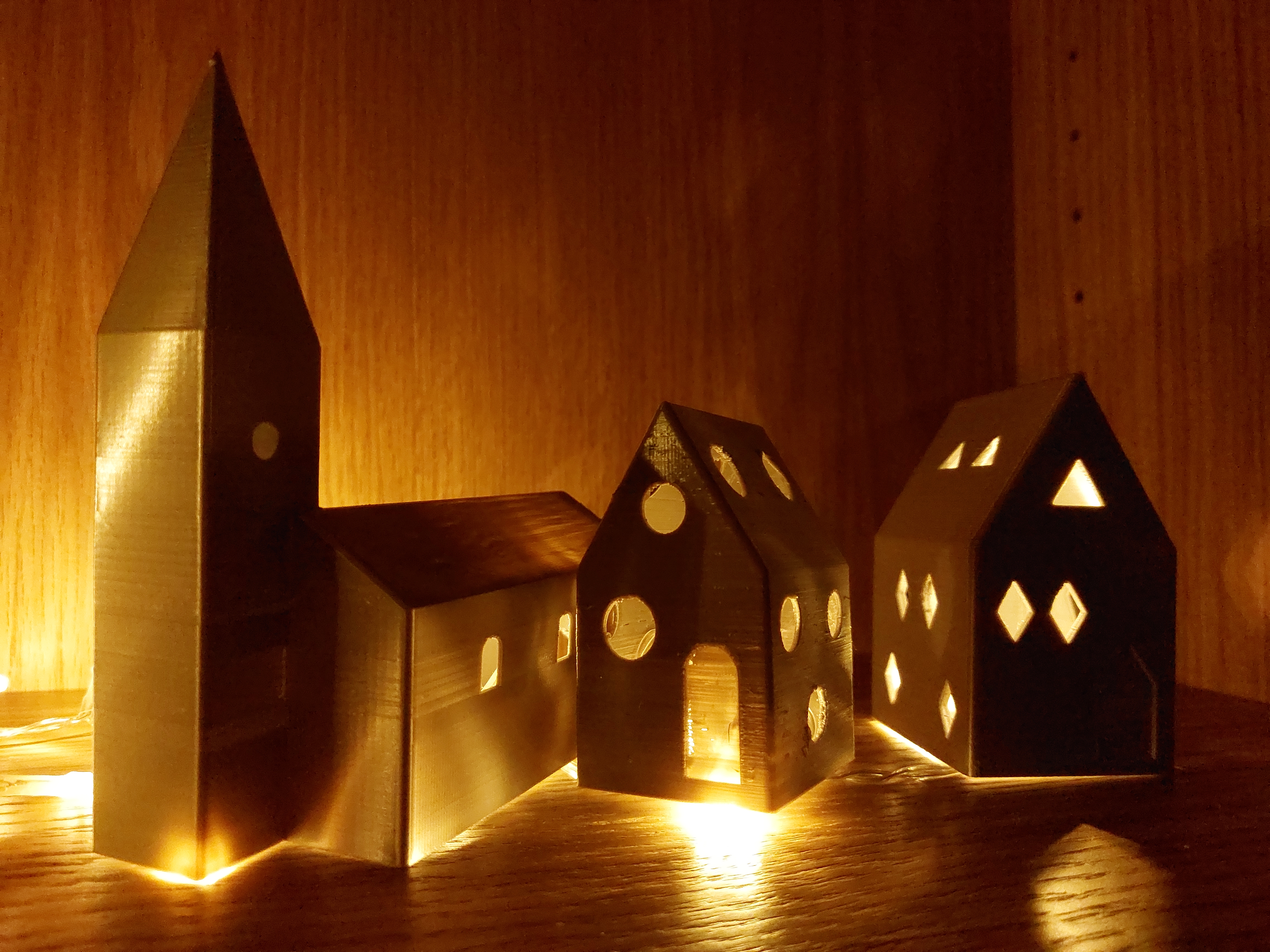 small winter / christmas village