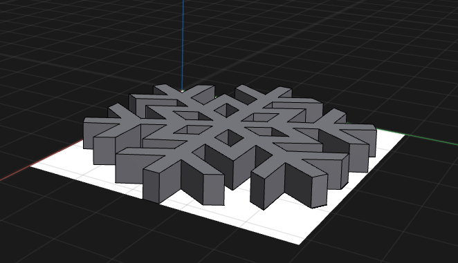A Snowflake Christmas Decoration