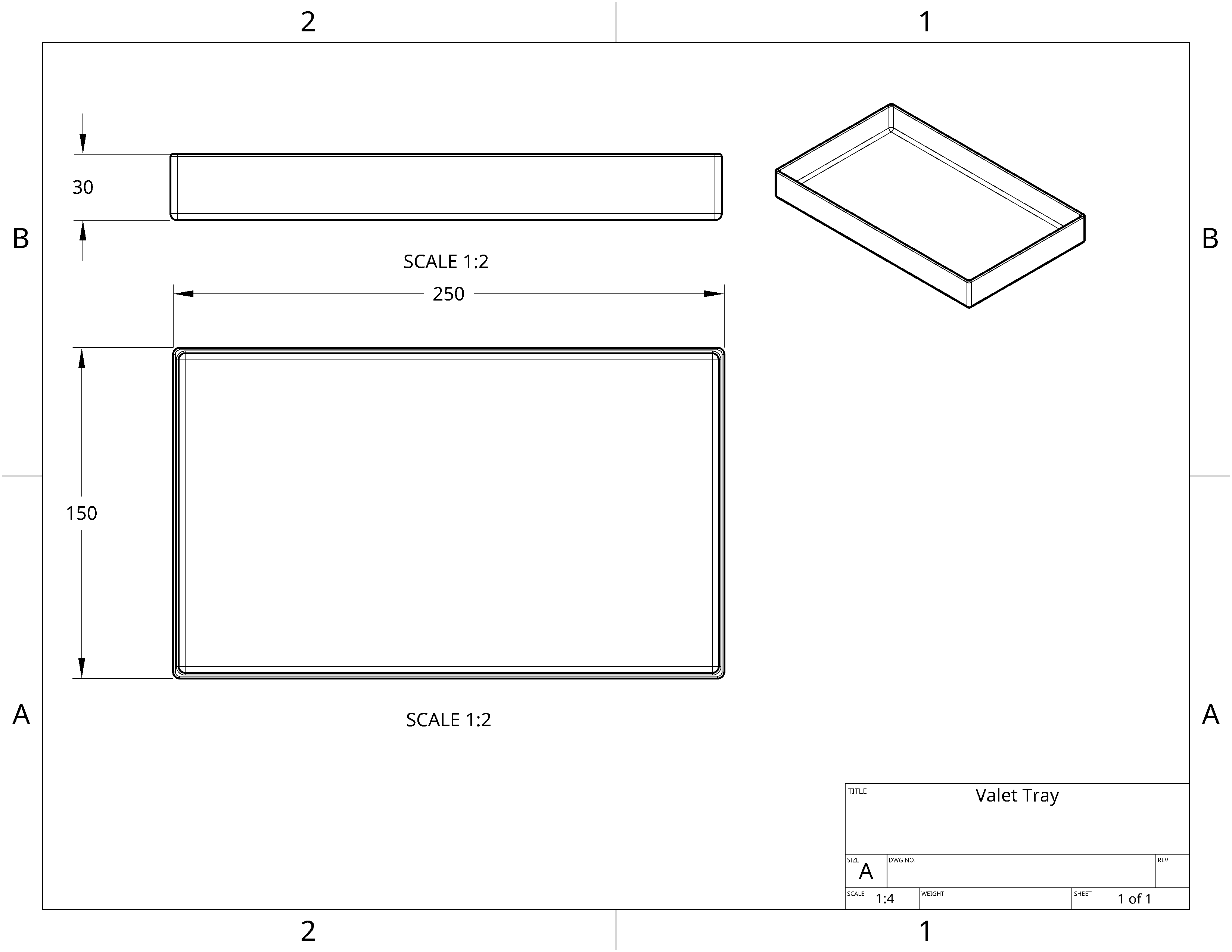 Simple Valet Tray by masukomi Download free STL model
