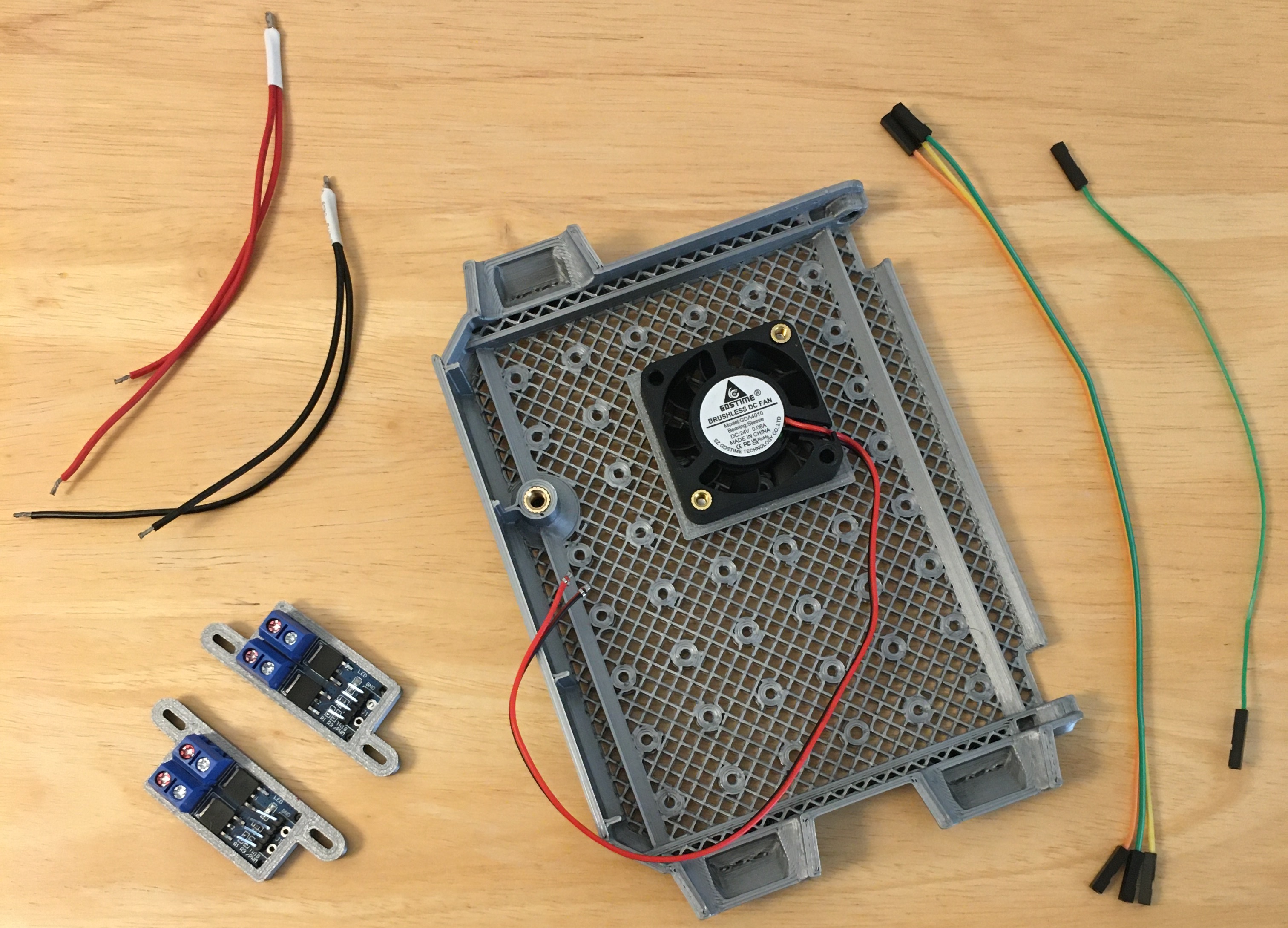 Sovol SV06/Plus Fan Mod With MOSFET Lid For MCU Enclosure By Beau Slim ...