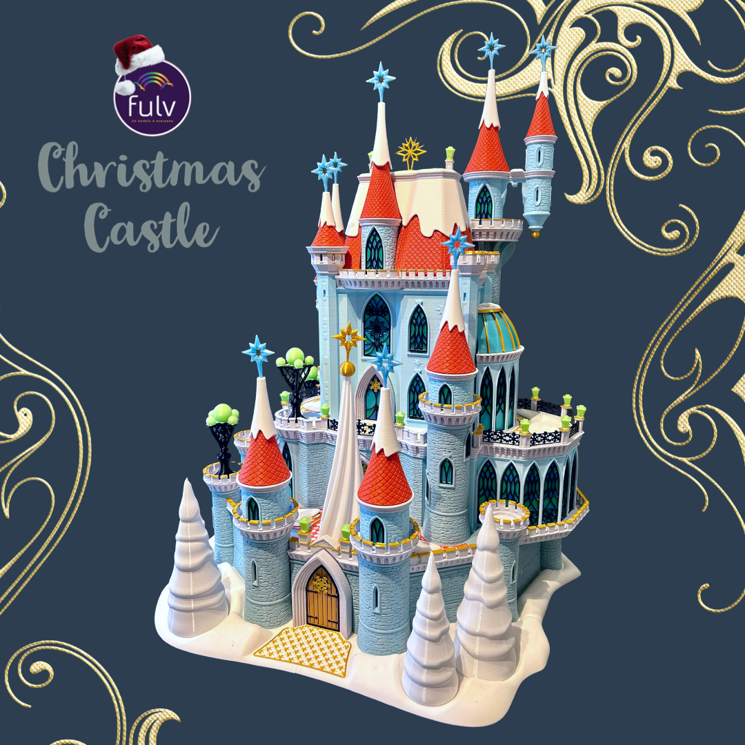 Christmas Castle by fulv@me.com | Printables Store