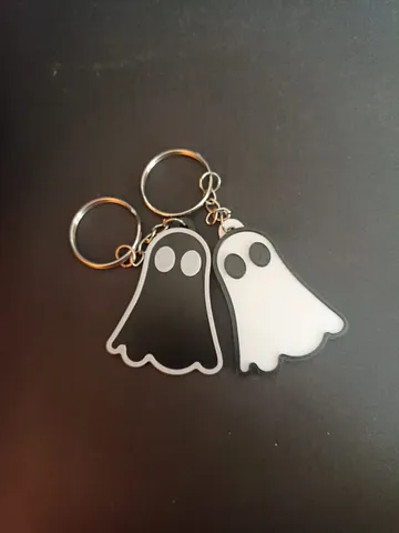 LLAVERO FANTASMA PAREJA / GHOST COUPLE KEYCHAIN