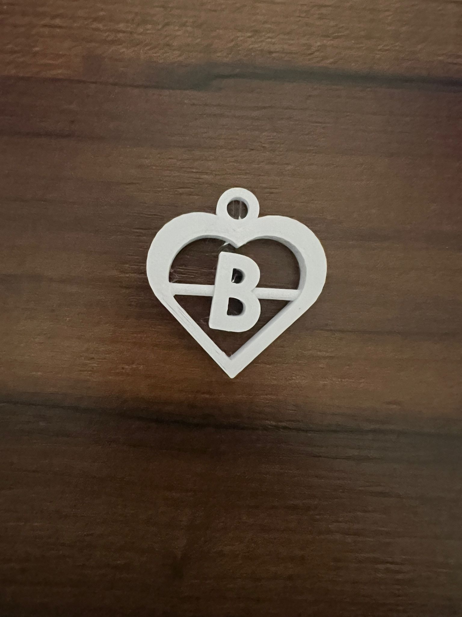 B Letter Key Chain By Kemal Özgören | Download Free STL Model ...