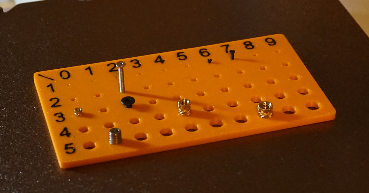 Hole Diameter Gauge By How To Homemade Download Free STL Model hole-diameter-gauge-by-how-to-homemade-download-free-stl-model
