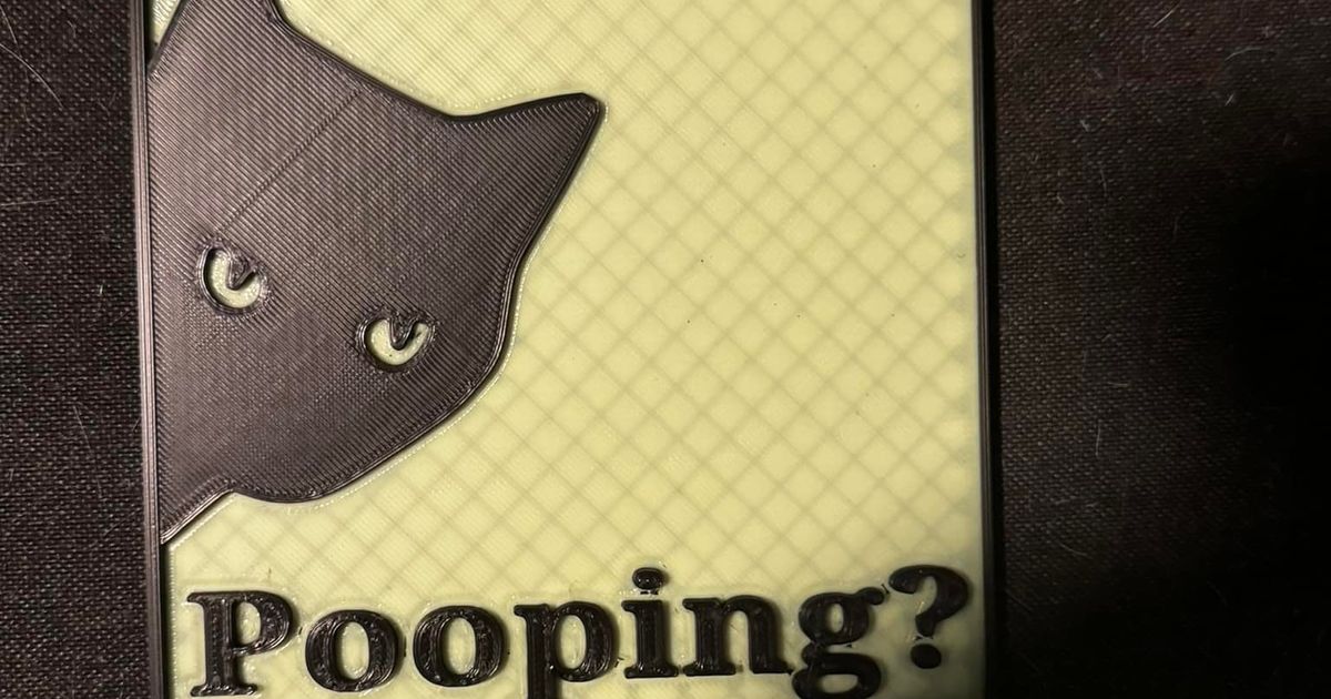 are you pooping by Chris Giesen Download free STL model