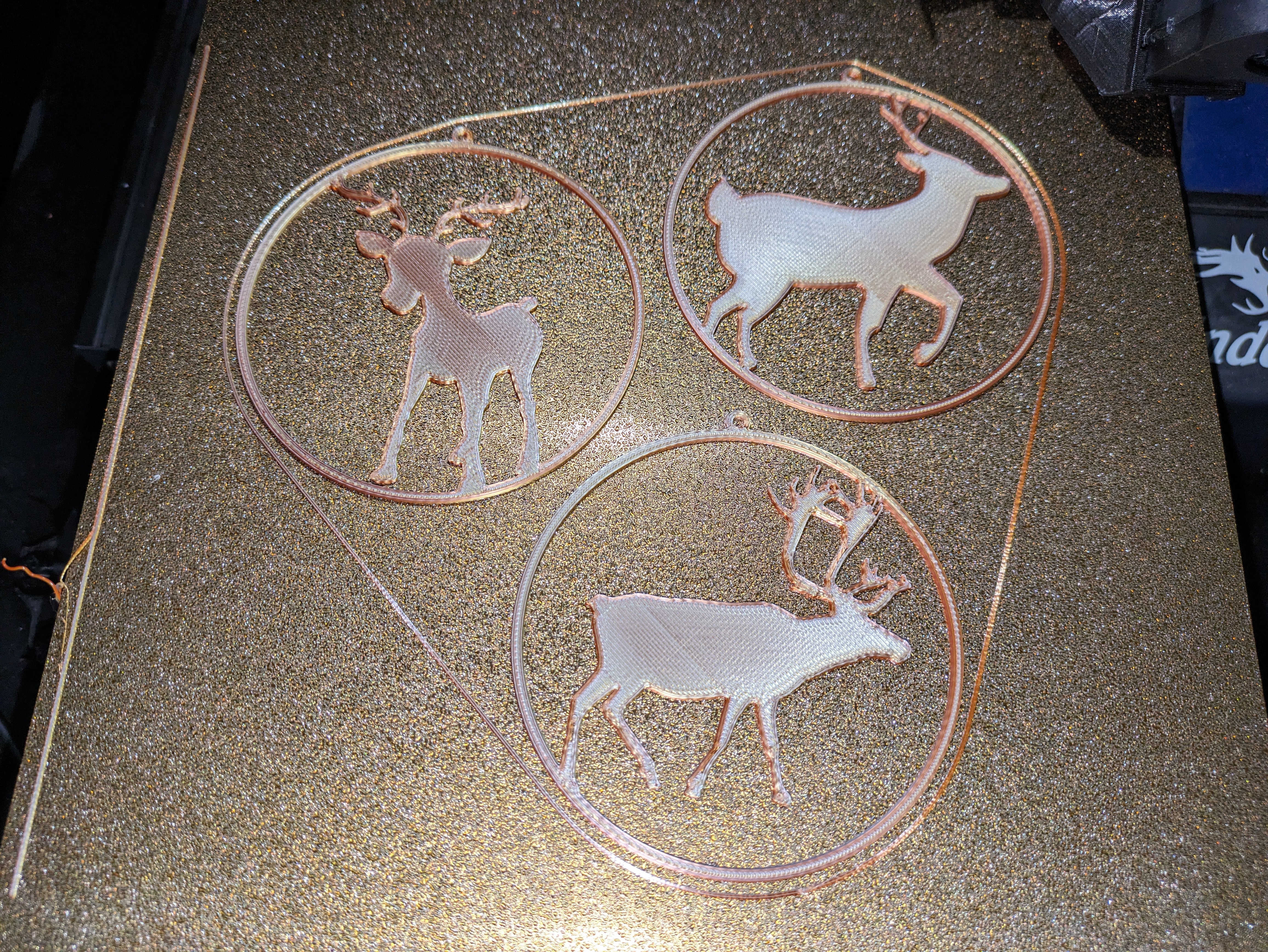 Holiday Tree Ornaments - Reindeers