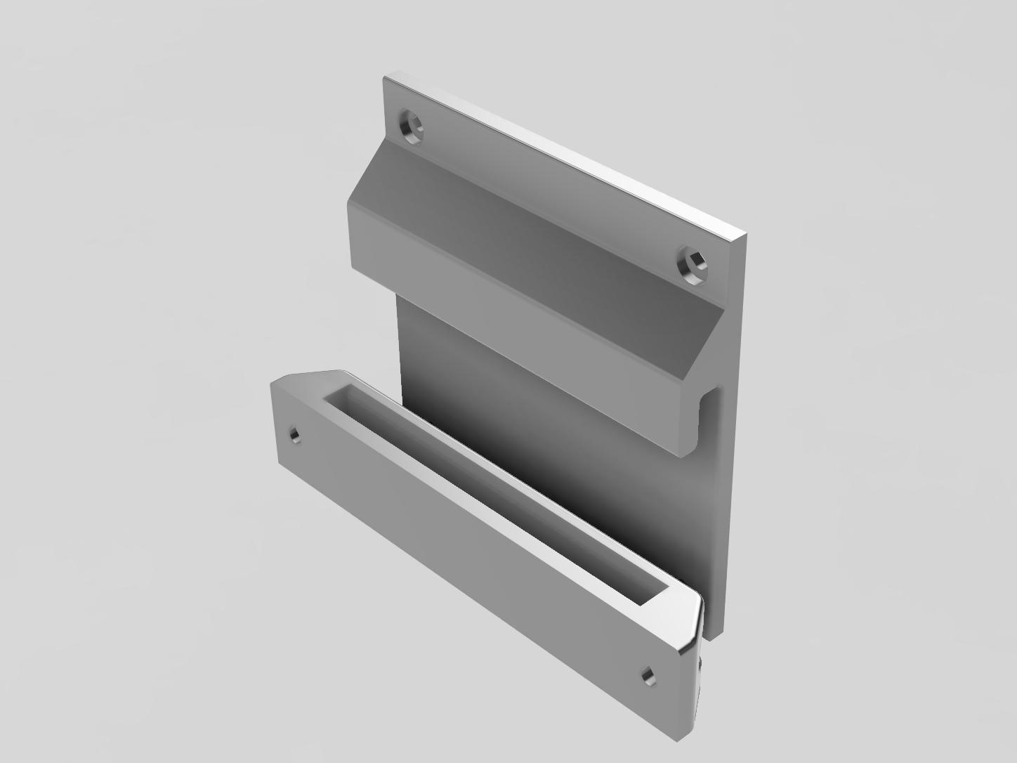 Simple VESA 100 mount by gerrrciu | Download free STL model ...