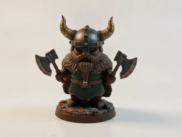 Ragnar Viking Raider Figurine 3D Printable