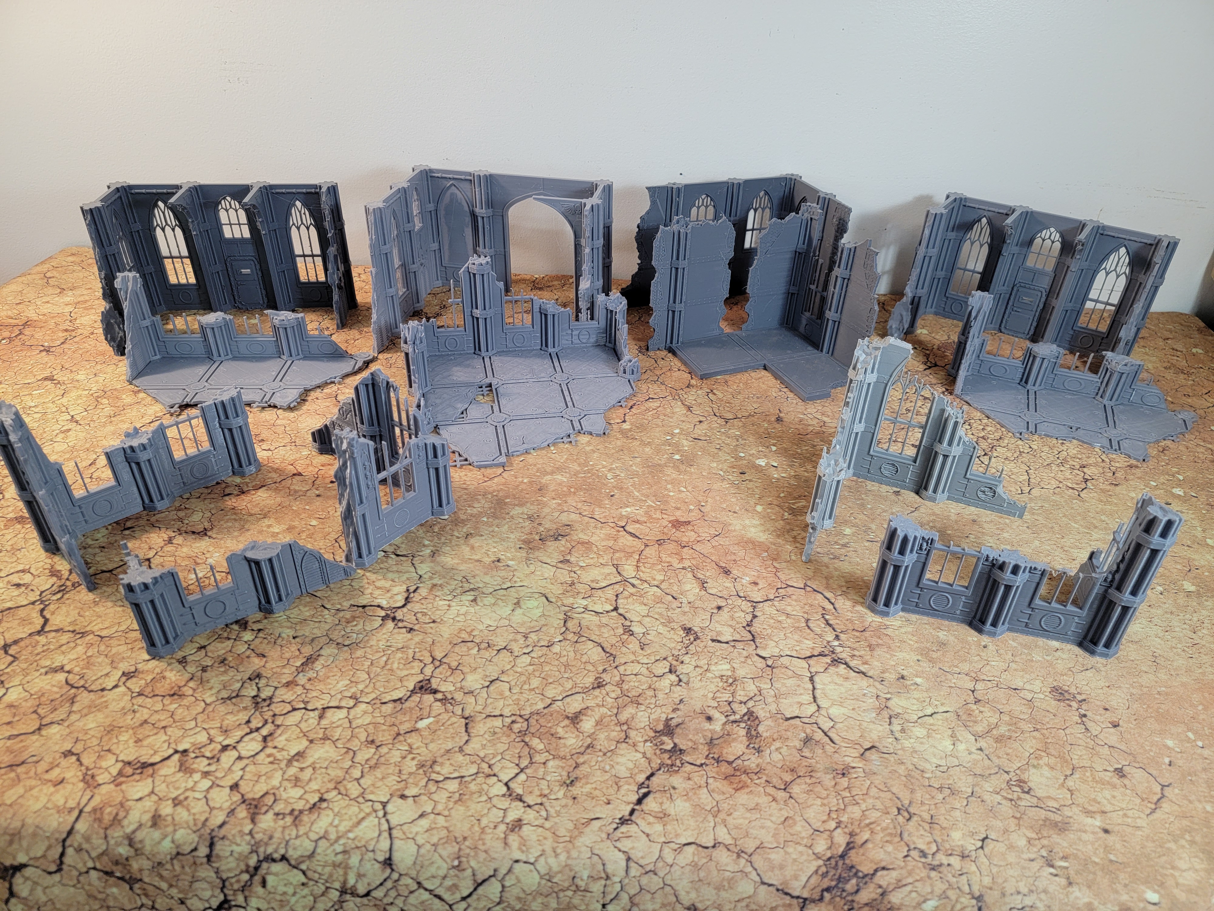 Grim Dark Ruins from a War Torn Universe