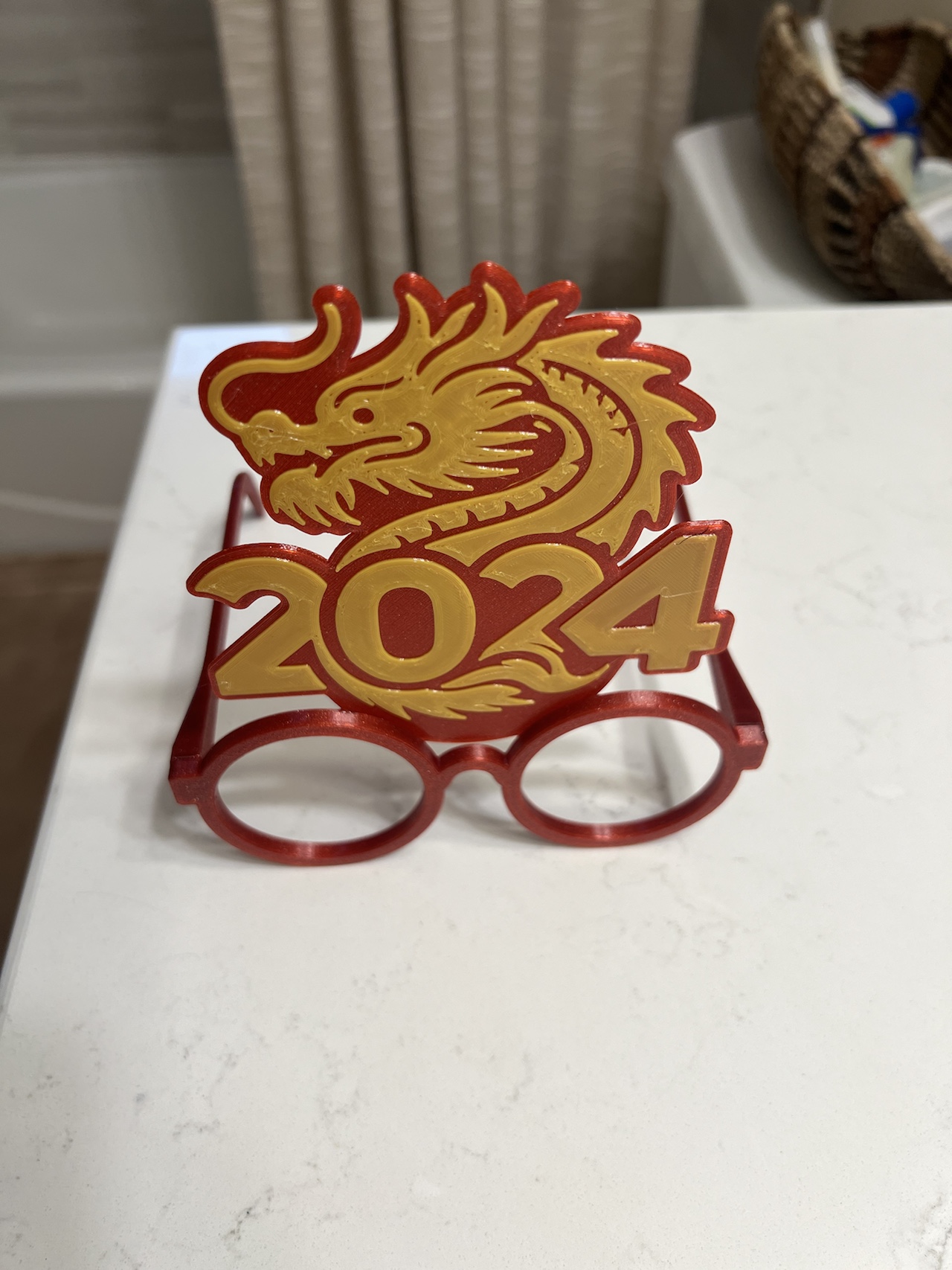 Year of the Dragon Glasses 2024 New Year by Adam L Download free
