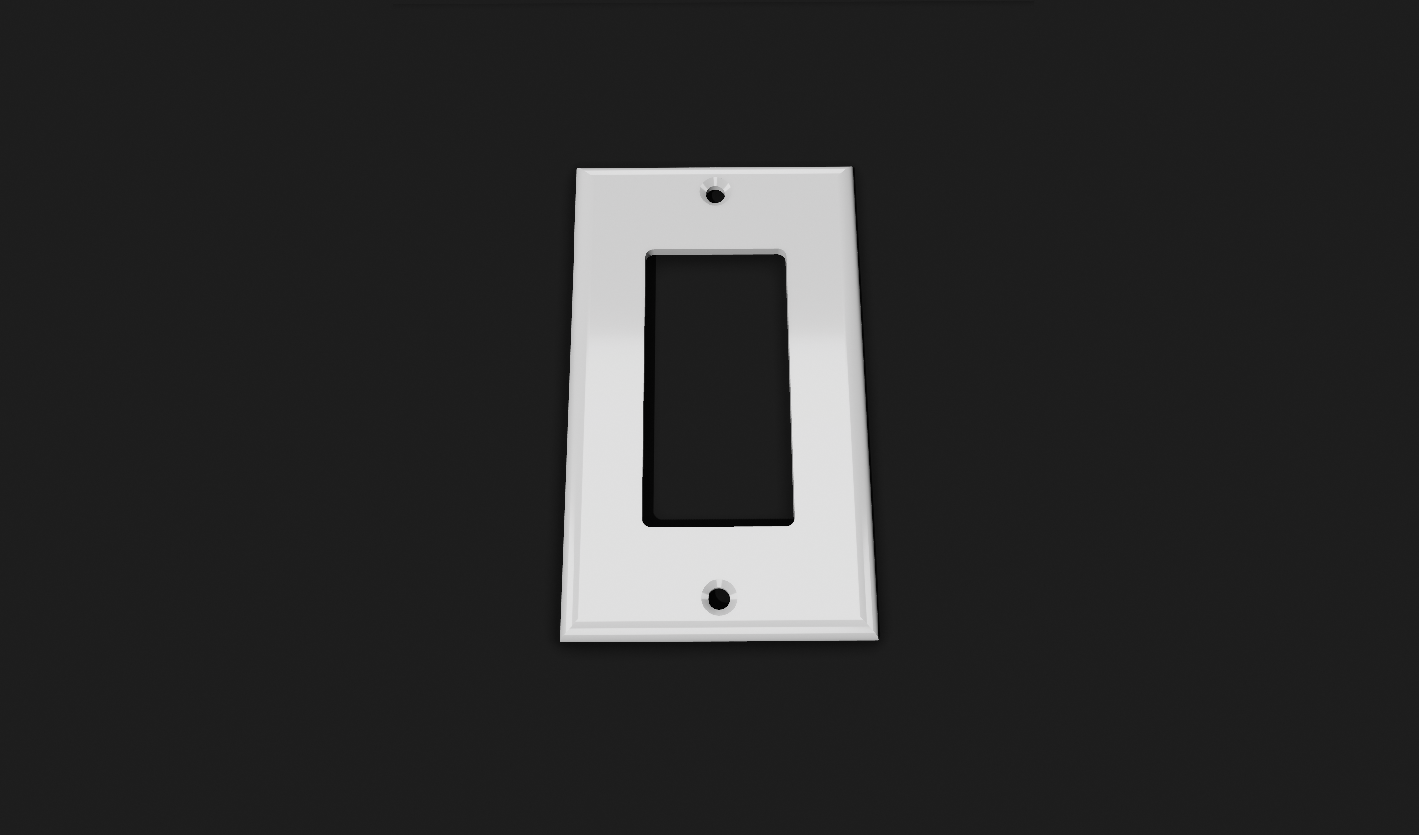 Decora Light Switch Plate BLANK