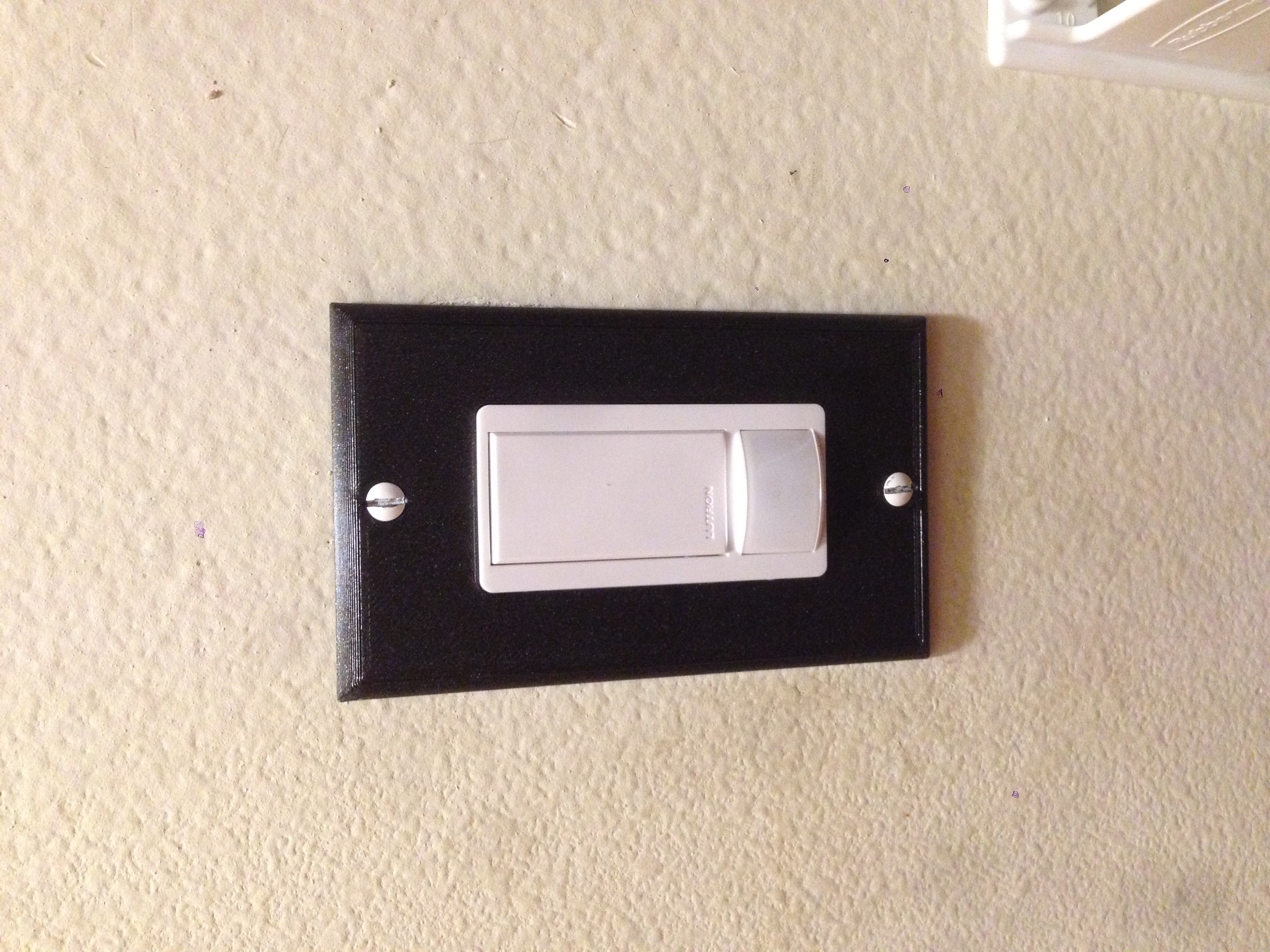 D Cor Light Switch Plate BLANK By Wildcat Download Free STL Model   Img 0045 