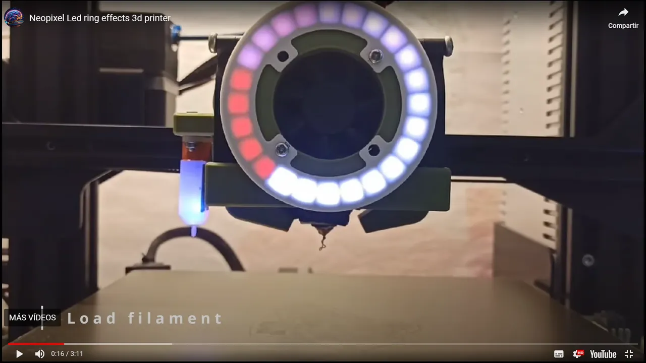 Led ring 24 segments mount by Roger | Download free STL model ...