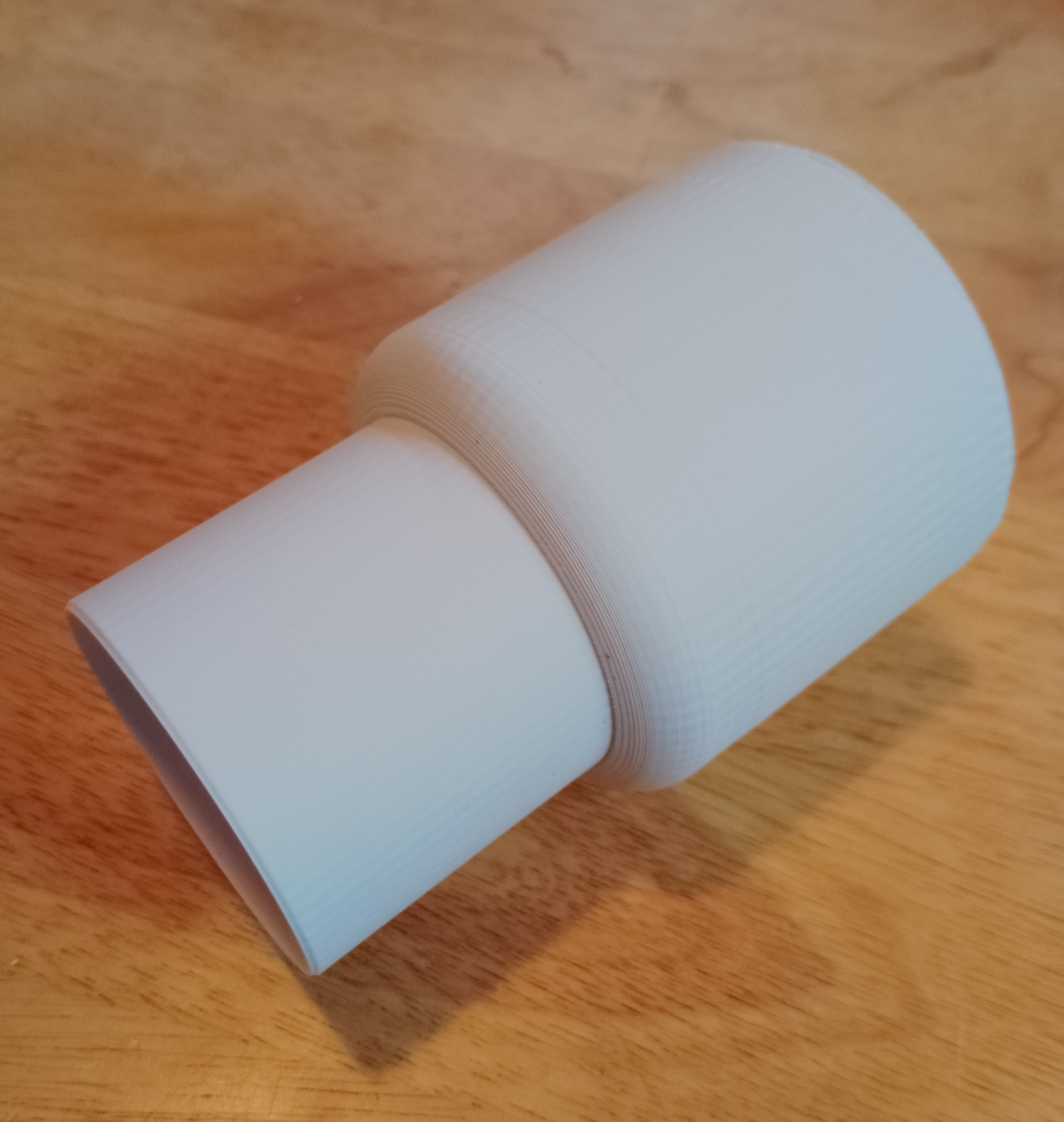 Adapter 50mm Schlauch an Woodster PT85 Hobel
