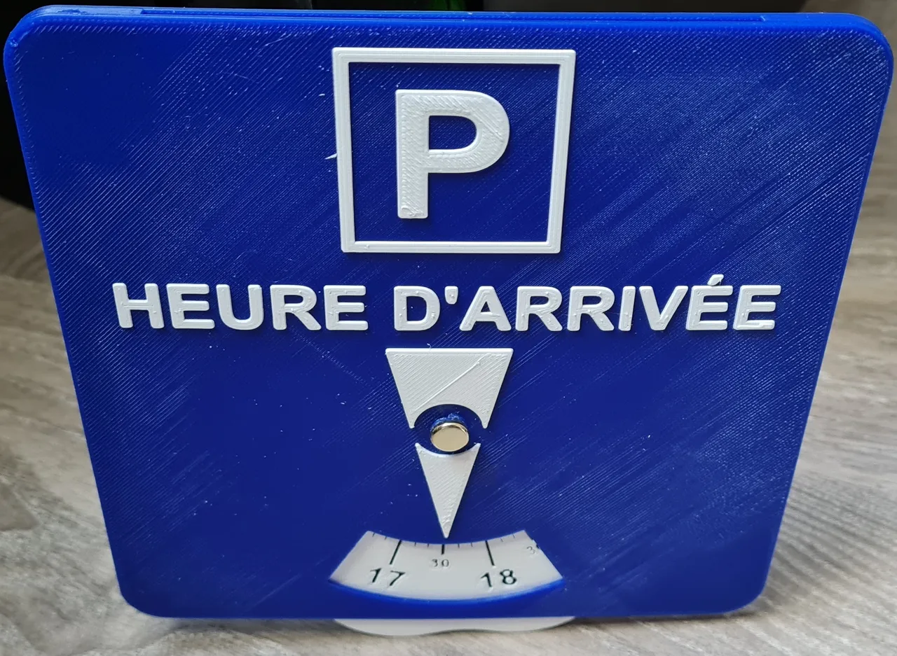 Disque de stationnement automatique by laranjeir@, Download free STL model