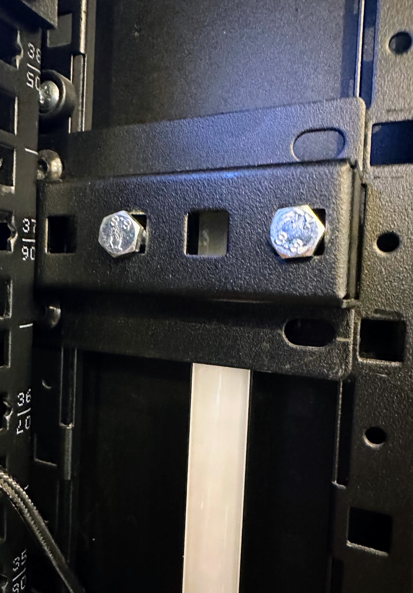 1U LED strip profile nut