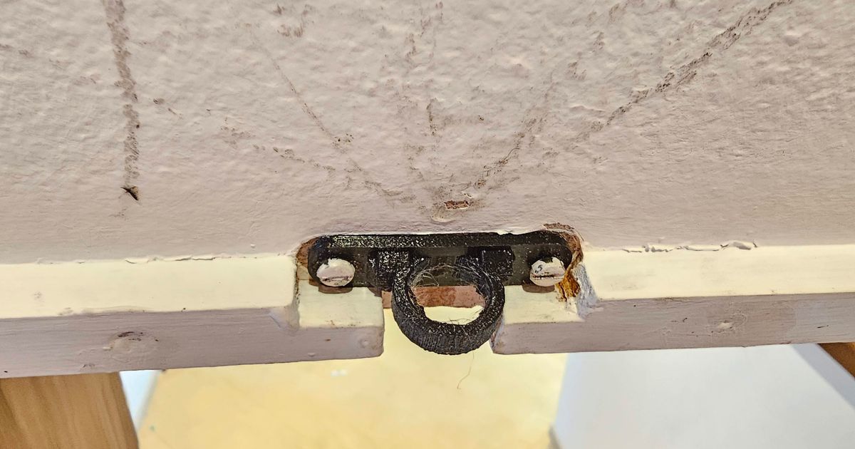 attic door latch loop/Hook by Ondra Download free STL model