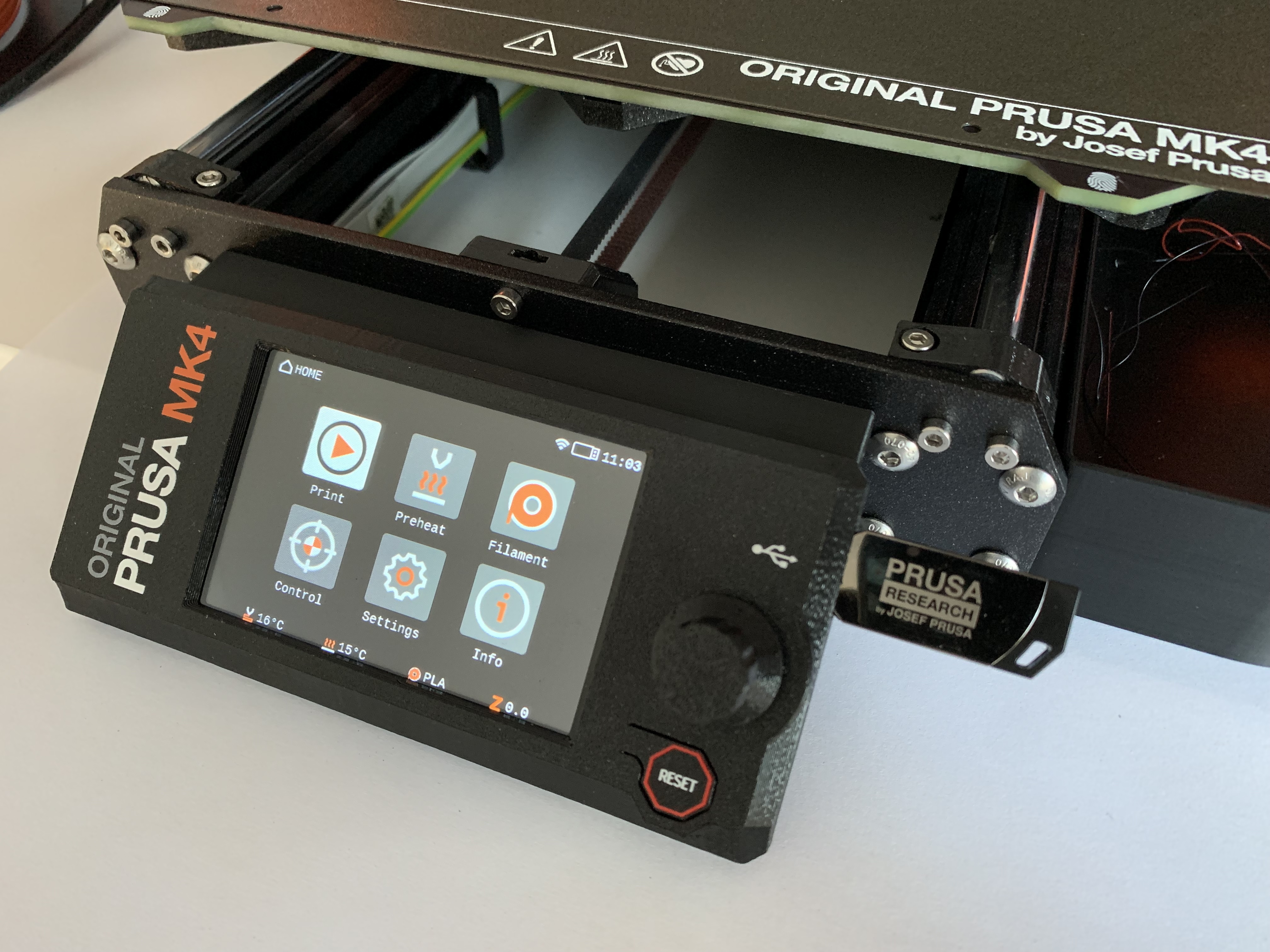 MK4 xLCD Support Cover (perfectly centered)