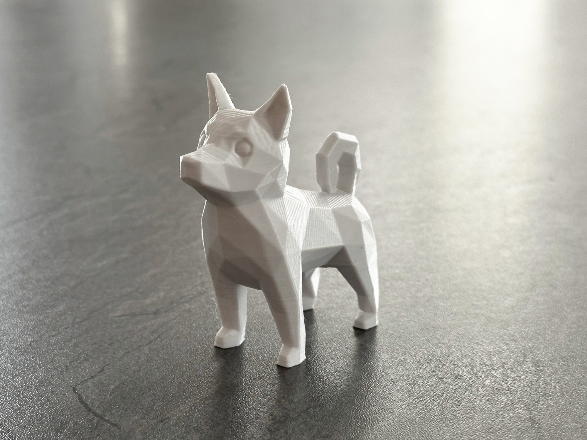 Cute Low Poly Dog 3D model thumbnail