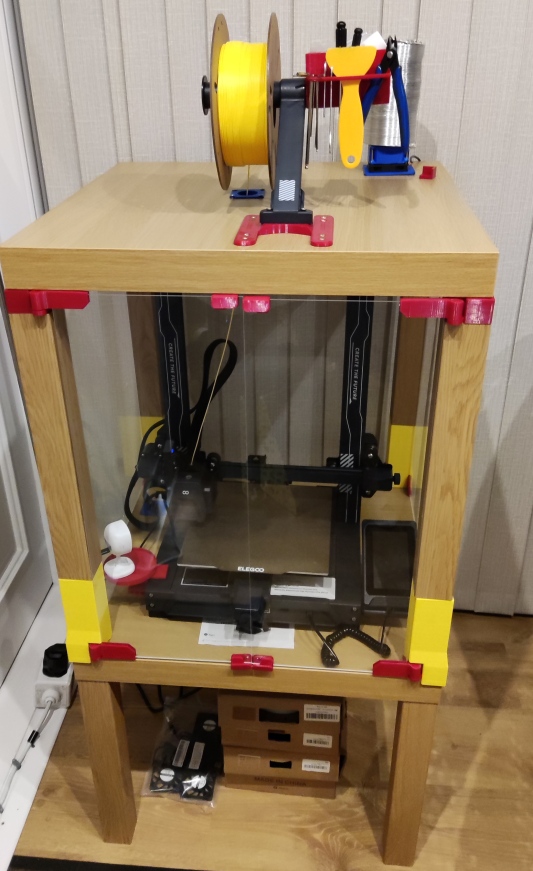 Lack enclosure for Elegoo Neptune 3 Pro Remixed Remix