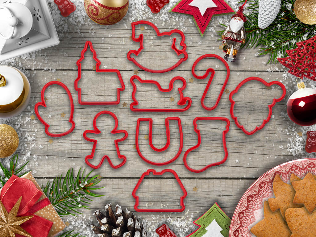 Christmas cookie cutter set 01