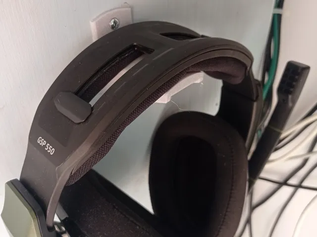 Soporte auriculares pared