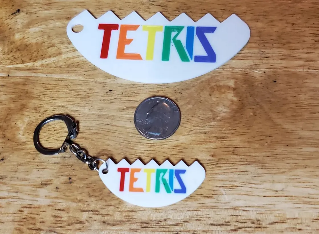 Tetris keychain hot sale