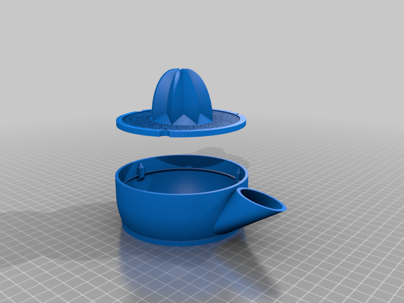 Citrus Press (all parts) by Manfred Download free STL model