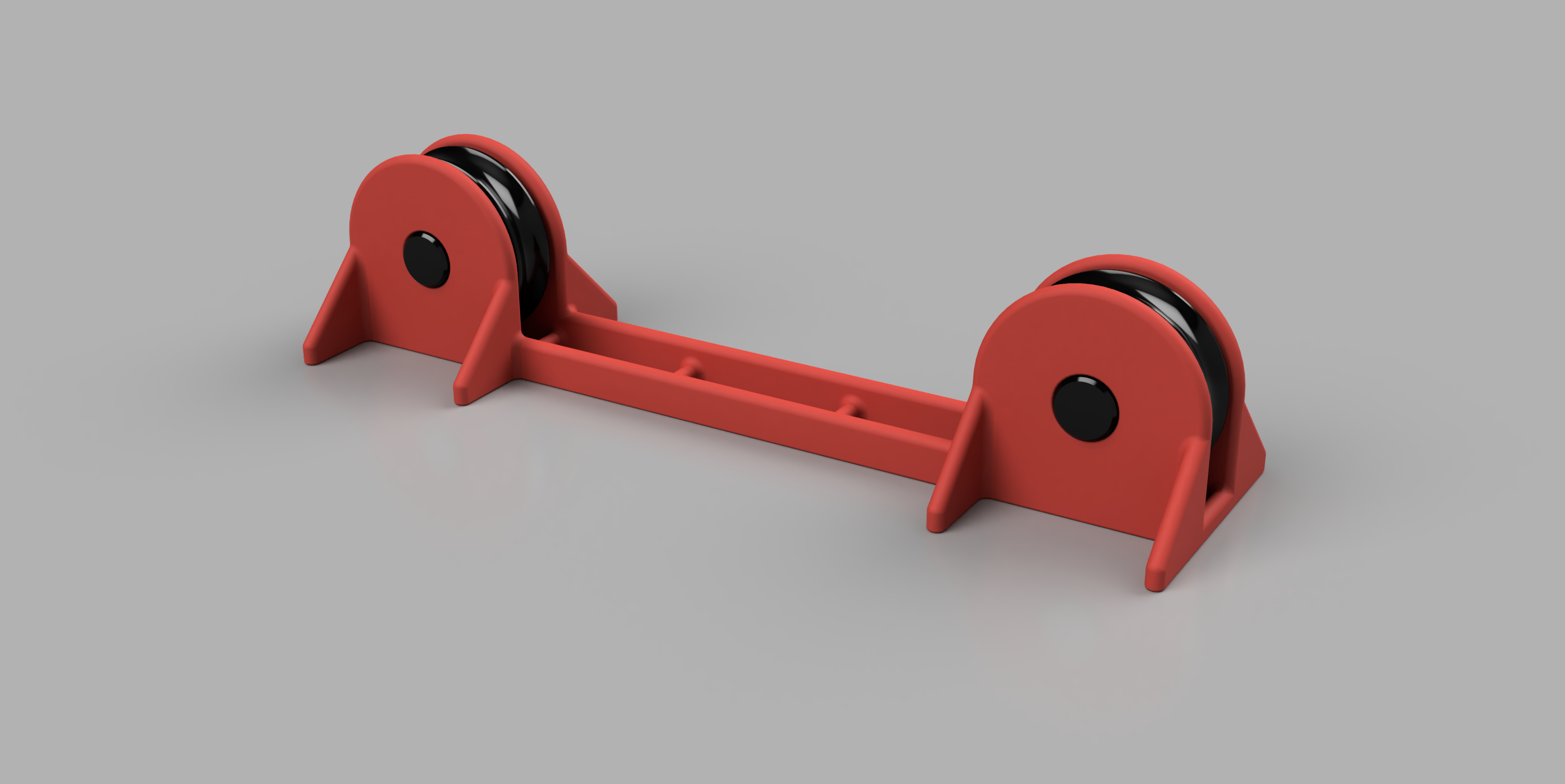 Yet another TUSH v2 - one piece with printed axles and spool guides