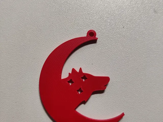 Wolfmoon pendant