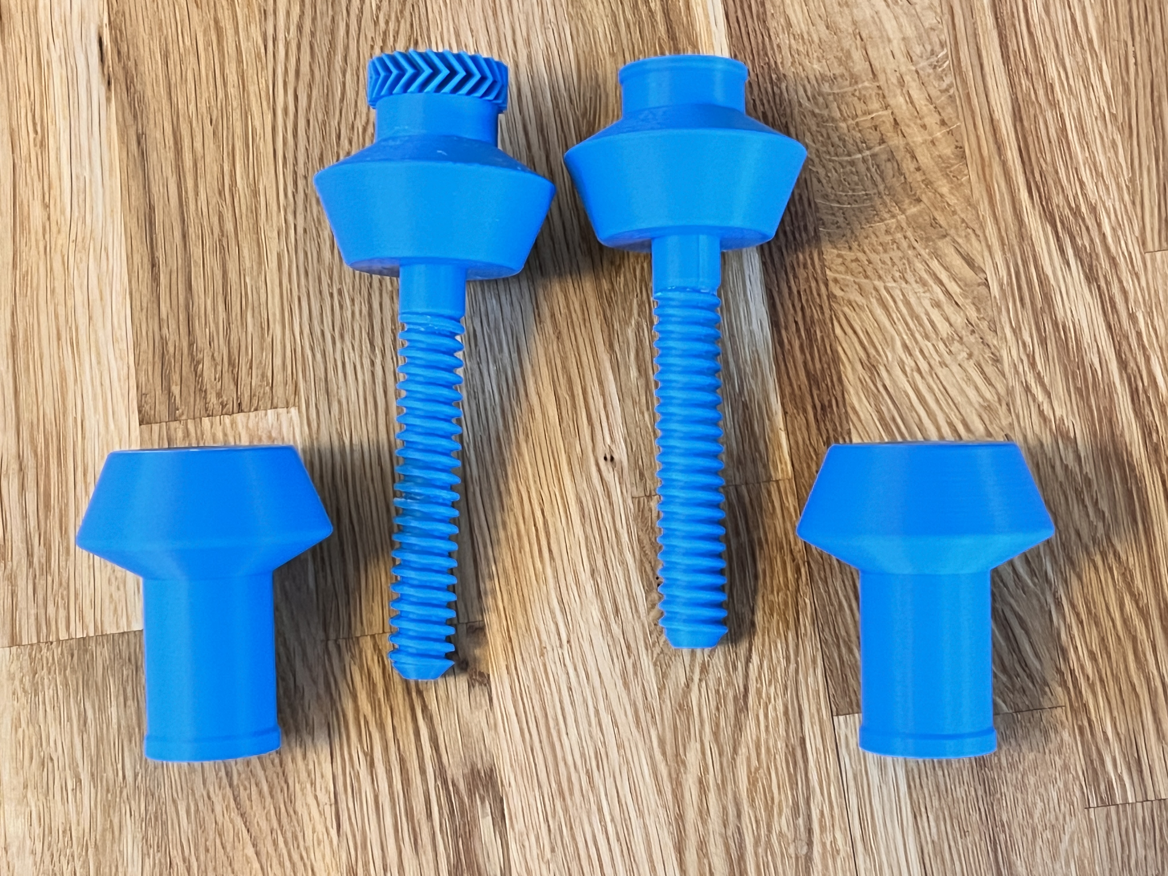Universal Centering Cone Axles and Nuts for Bambu Lab Filament Spool Switcher & Winder