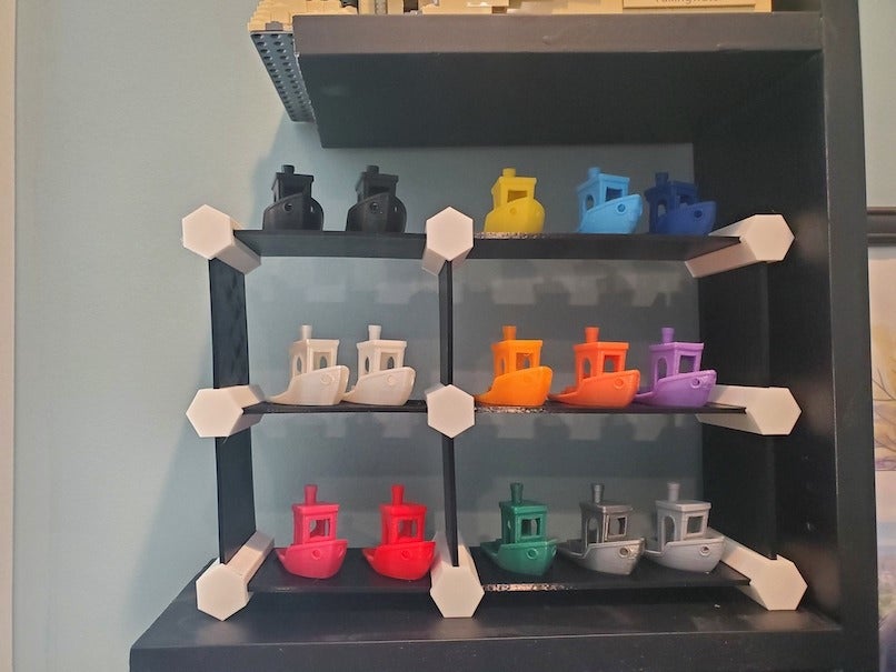 Hex Benchy Shelf