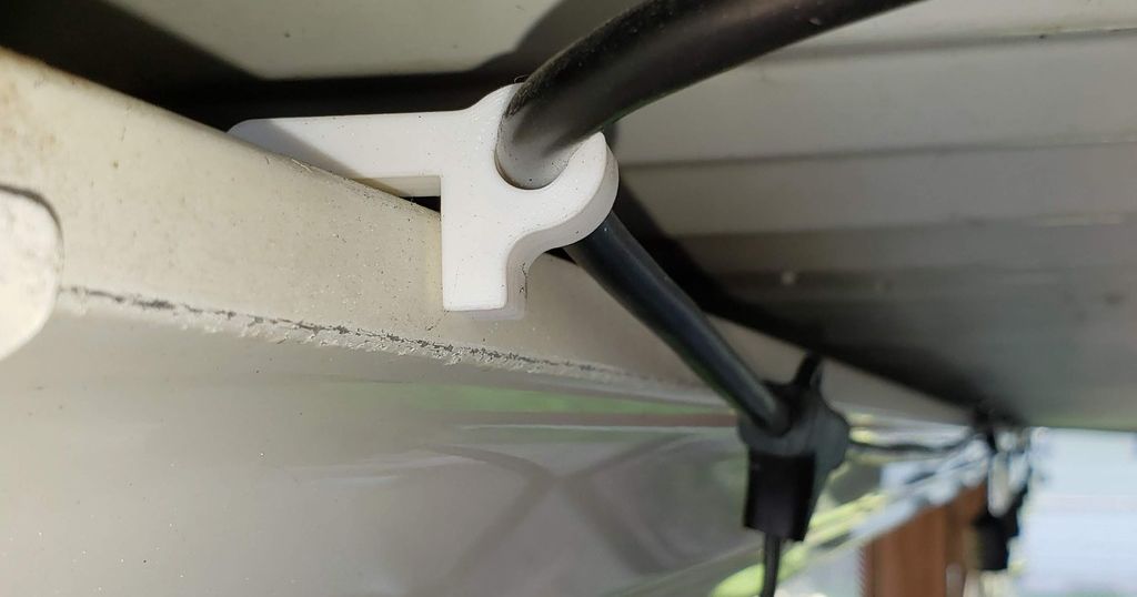 LED String Light Gutter Clip by JrichTX Download free STL model