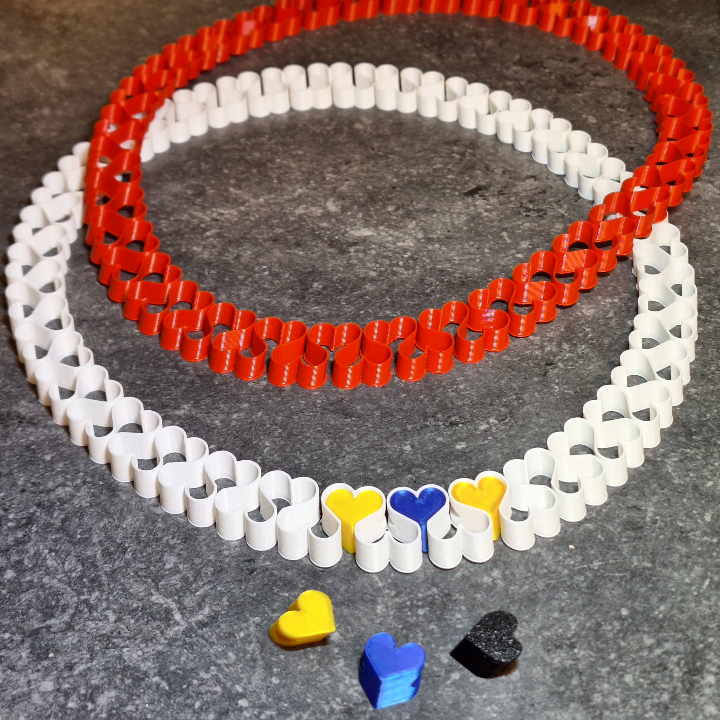 Necklace of hearts