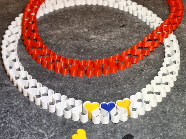 Necklace of hearts