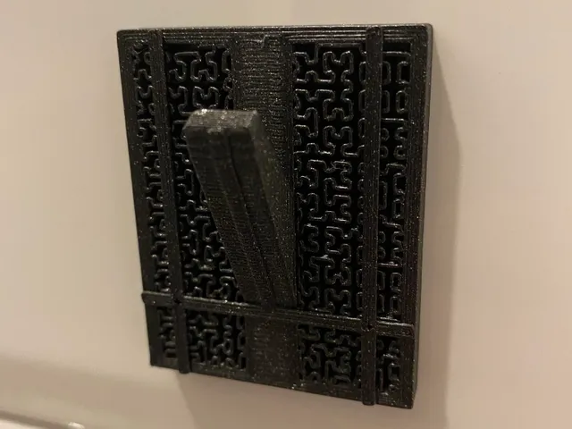 Art deco towel holder