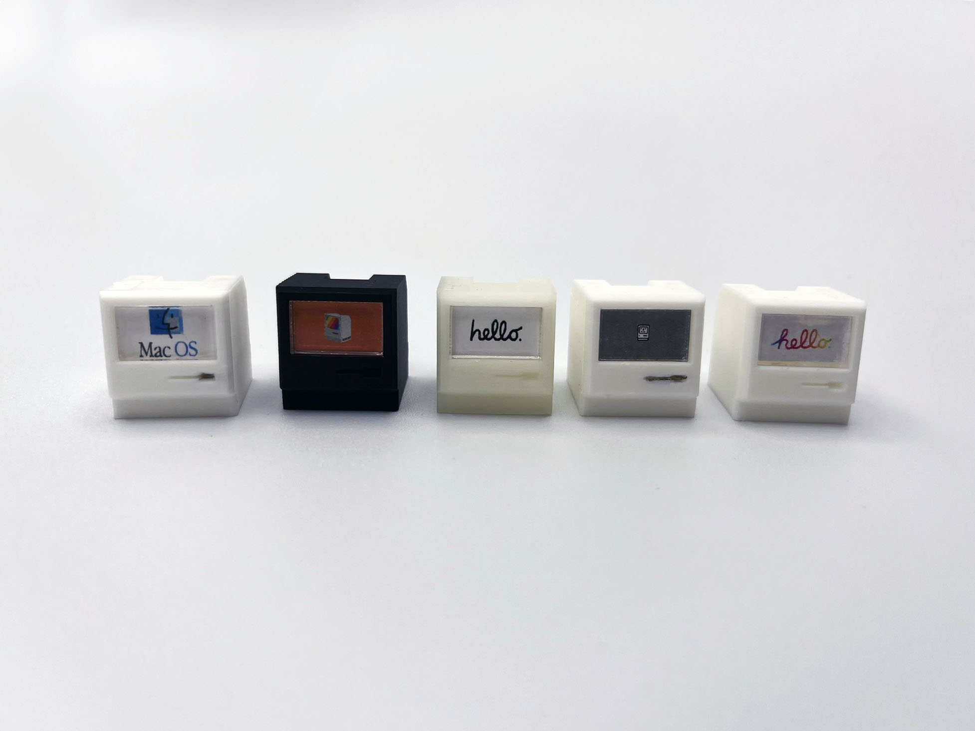 Macintosh Cherry MX Stem Keycap with Custom Wallpapers