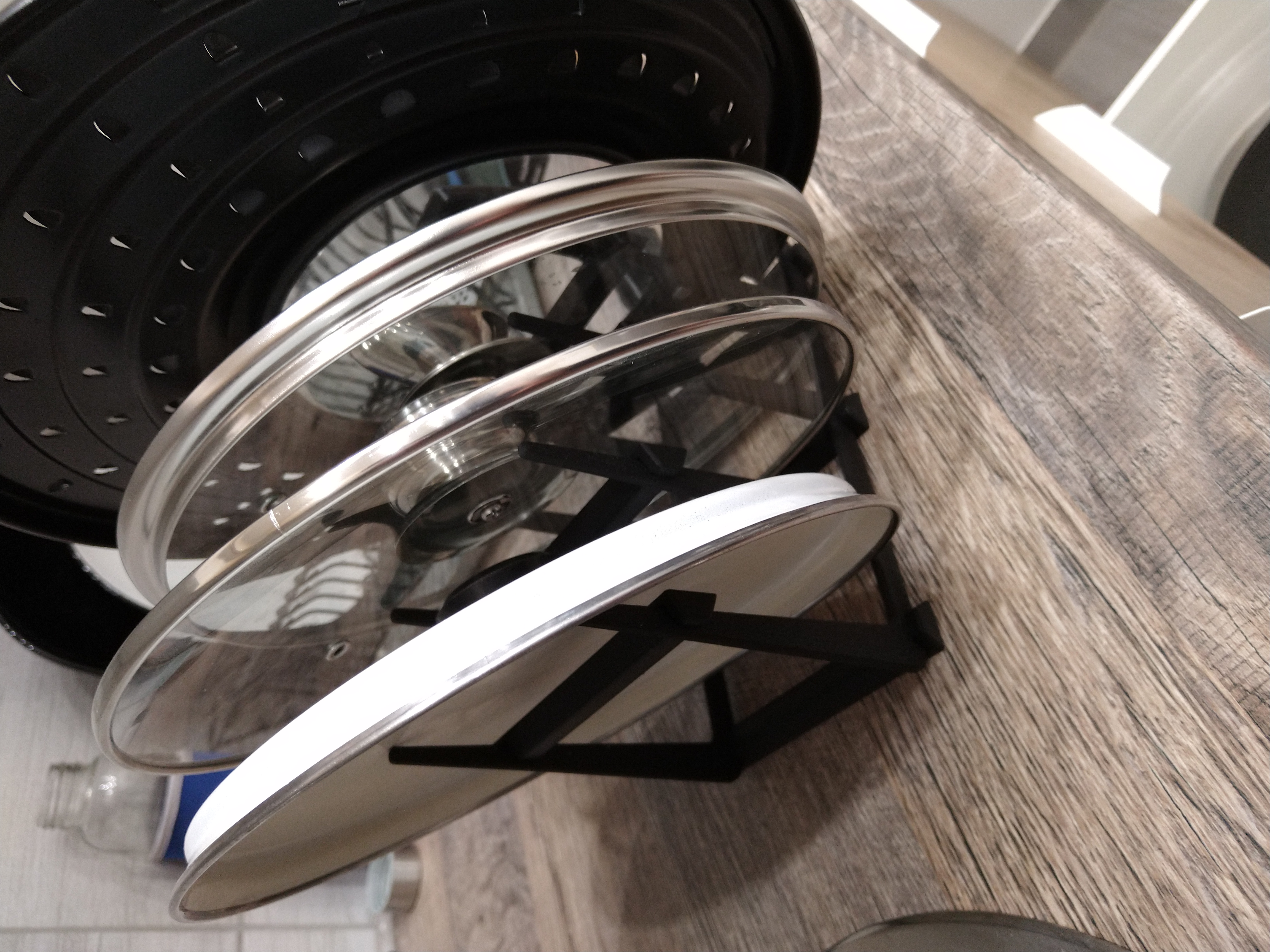 Pan and lid holder