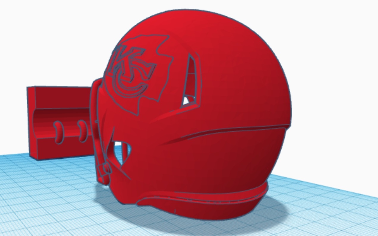 Chiefs helmet by Mason Webster | Download free STL model | Printables.com