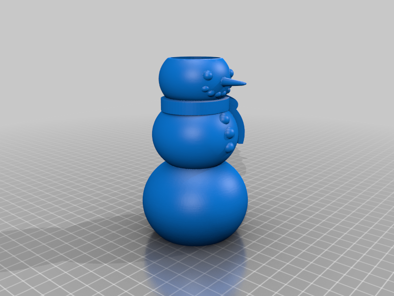 Remix Adjustment of Snowman Gift Box