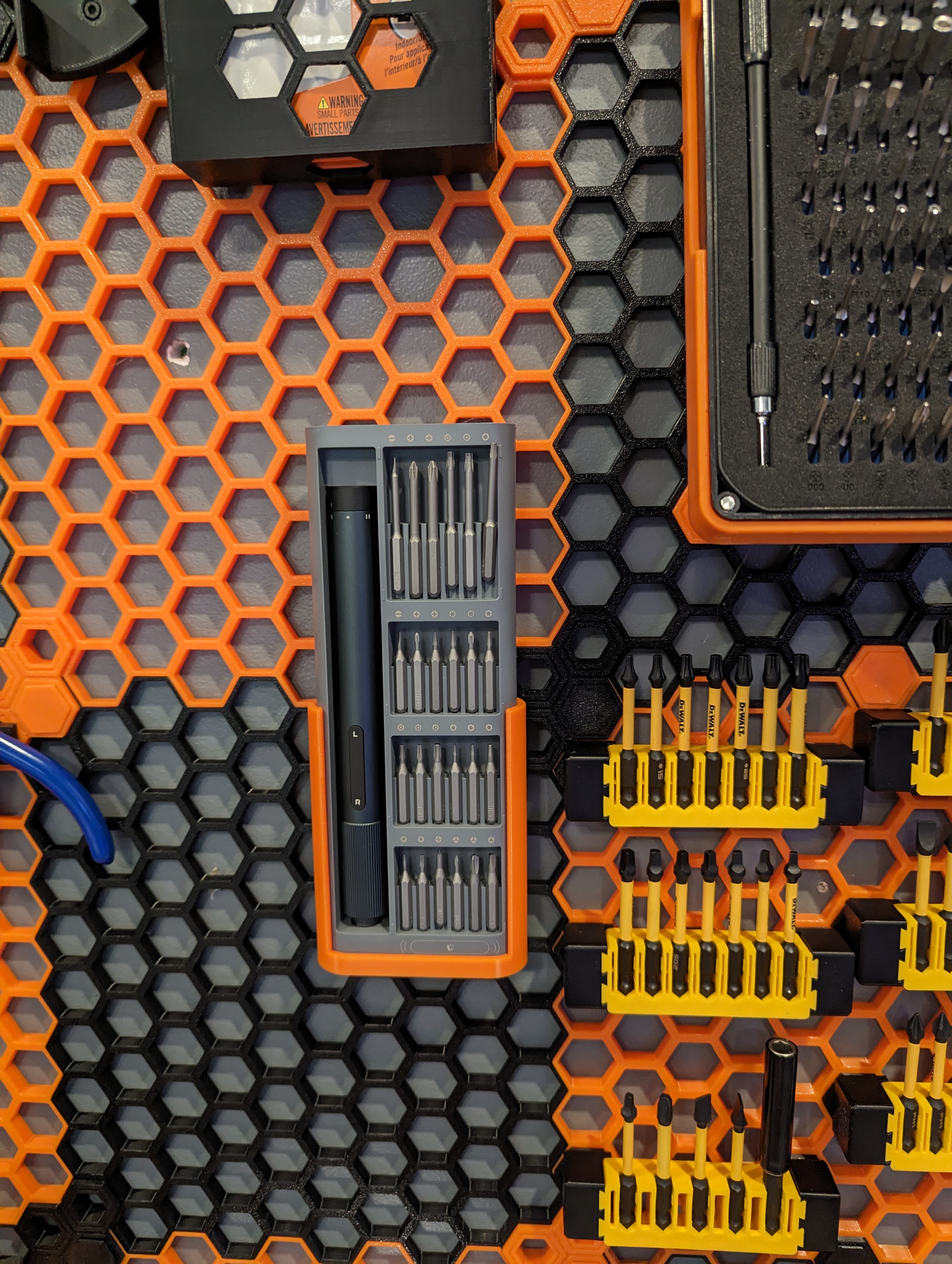 HSW Xiaomi Electric Precision Screwdriver Holder (Honeycomb Storage Wall)