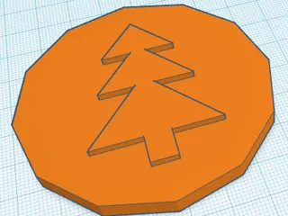Christmas tree coin by Lbh6543 | Download free STL model | Printables.com