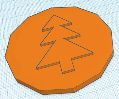 Christmas tree coin by Lbh6543 | Download free STL model | Printables.com