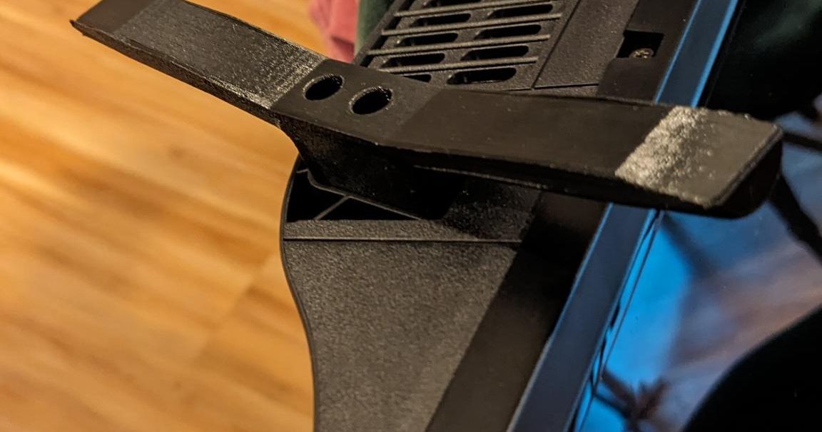 Hisense Roku 32" TV Legs by cranialvault Download free STL model