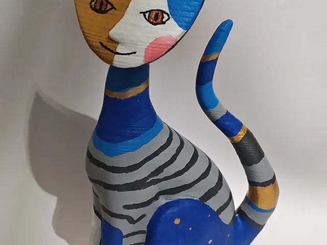 Rosina Wachtmeister sitting cat