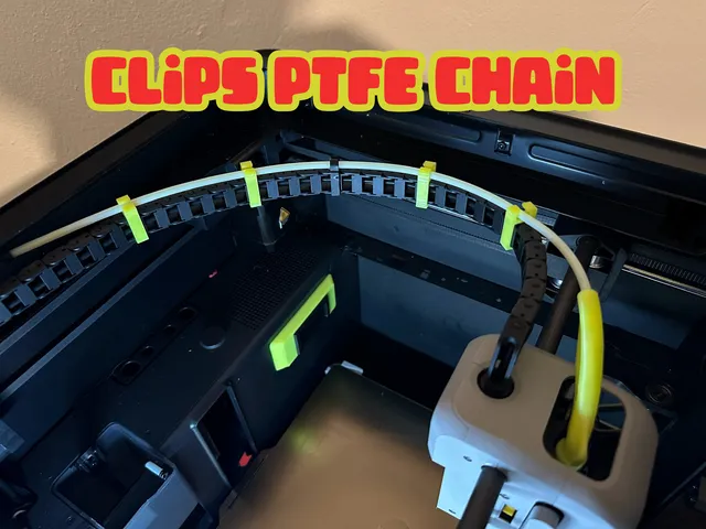 Clips PTFE Chain Bambulab x1c, p1s, p1p