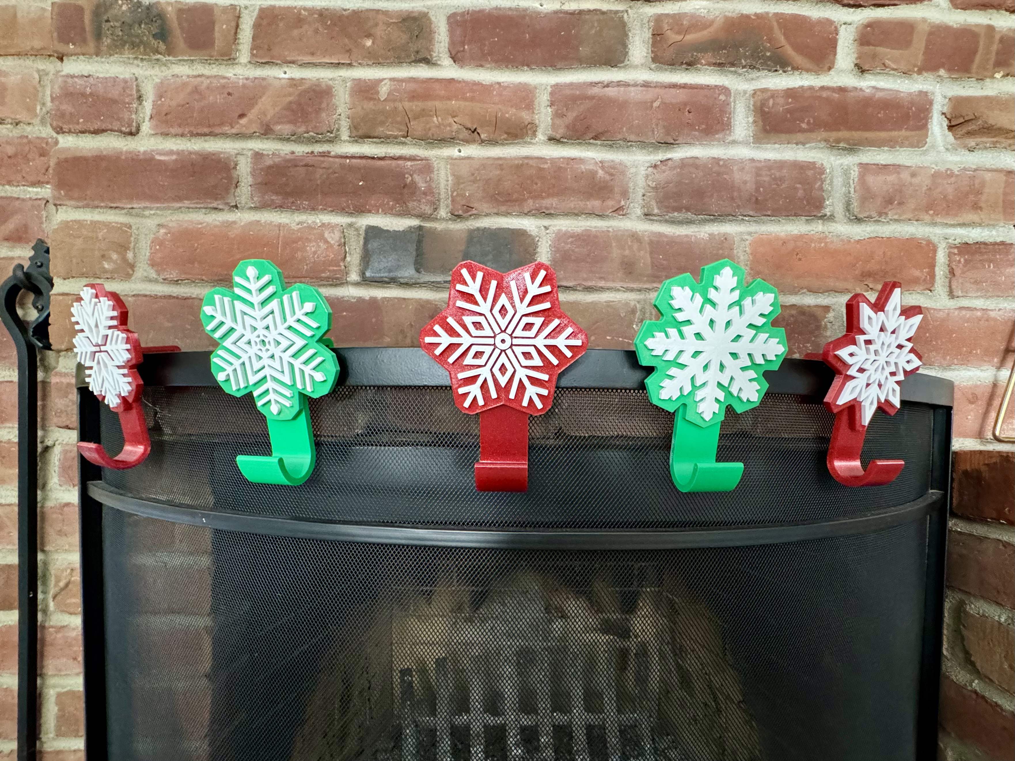 Snowflake Stocking Hook Multi-Pack